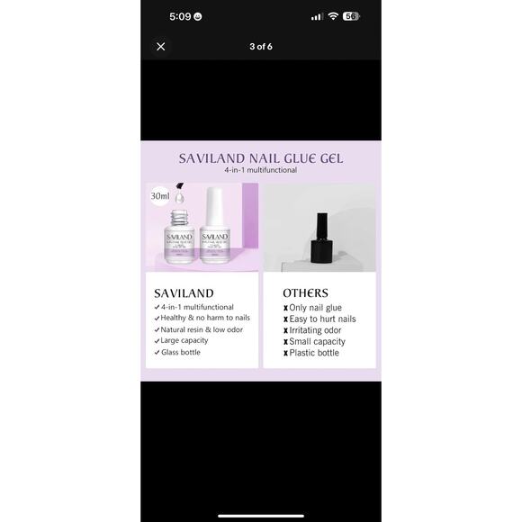 4-In-1 Nail Glue Gel Professional Nail System - Picture 4 of 6